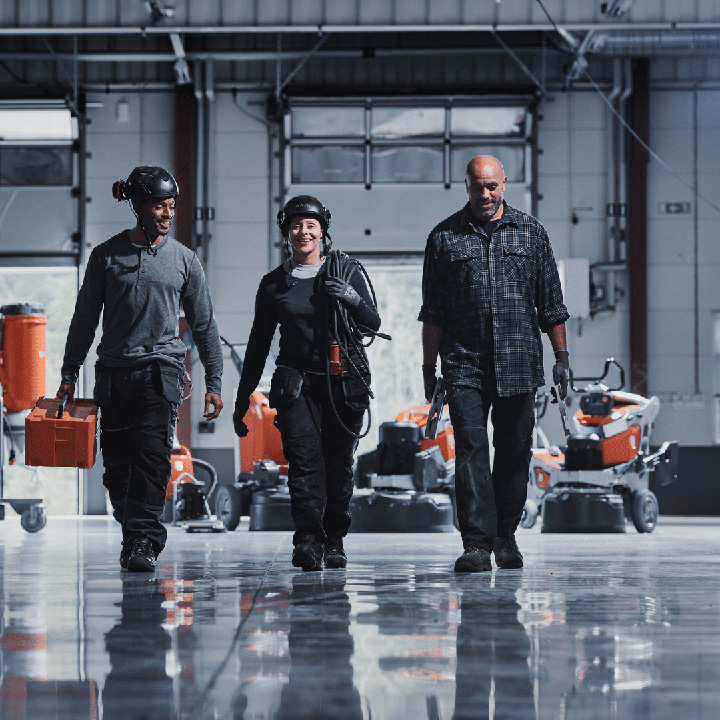 Kontakt Husqvarna 2nd life-teamet